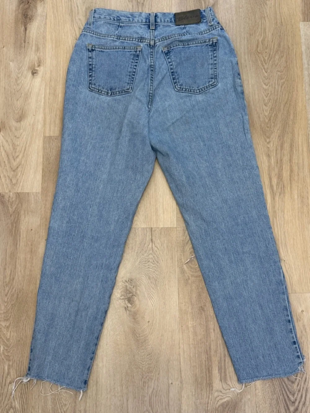 Vintage Express Bleus Classic High-Rise Light Blue Jeans